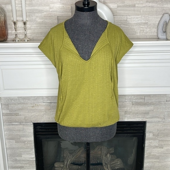 PrAna Ocupas Popover Top Size XS Green - Picture 1 of 6
